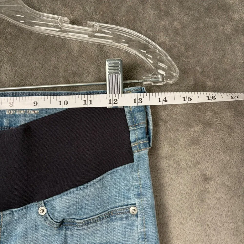 Signature by Levi Strauss Baby Bump Skinny Jeans Women’s XS Light Wash Maternity